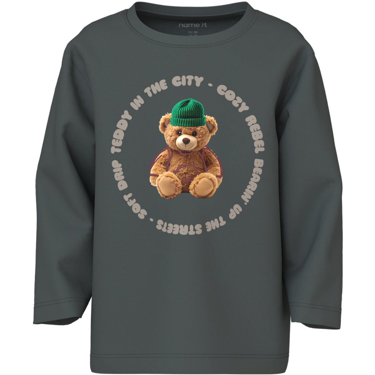 Name It Urban Chic Teddy Nmmvoto Ls Nreg Topp