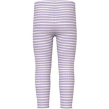 Name It Lavender Gray Lilac Marble Stripe Nmfvemma Leggings