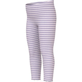 Name It Lavender Gray Lilac Marble Stripe Nmfvemma Leggings