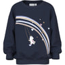 Name It Navy Blazer Unicorn Rainbow Nmfvalona Ls Long Rlx Sweat Bru