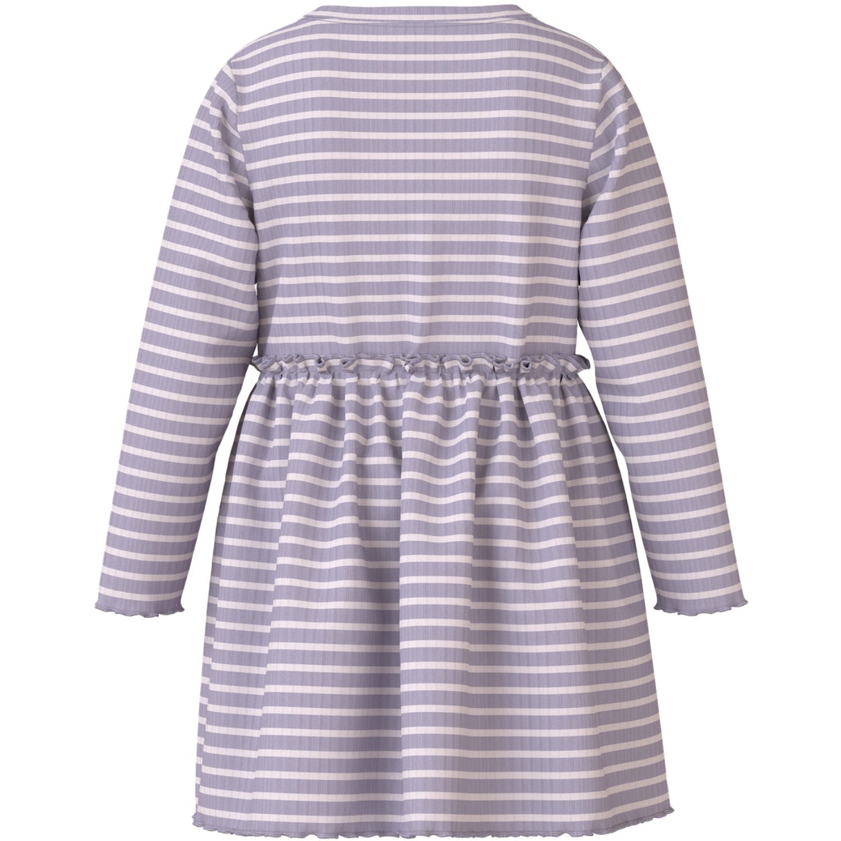 Name It Lavender Gray Lilac Marble Stripe Nmfvemma Ls Klänning