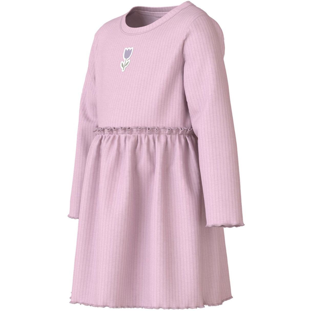 Name It Dawn Pink Tulip Nmfvemma Ls Klänning