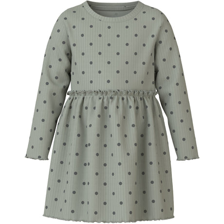 Name It Shadow Urban Chic Dot Nmfvemma Ls Klänning