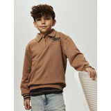 Name It Toasted Coconut Nkmtrent Ls Nreg Sweat Pikétröja Bru