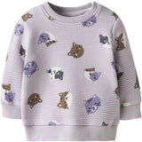 Name It Lilac Marble Nbftammie Ls O-Neck