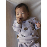 Name It Lilac Marble Nbftammie Ls O-Neck