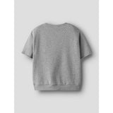 Name It Grey Melange Nkmbobby Ss Rlx Sweat Bru