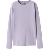 Name It Lavender Gray Nkfnakal Ls Topp Noos