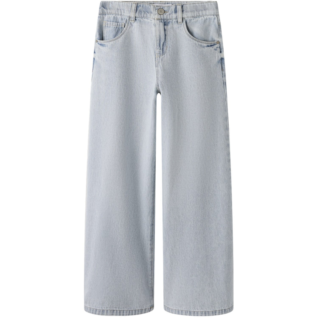 Name It Light Blue Bleached Denim Nkfbella Skater Xwide Jeans 3111-Za Noos