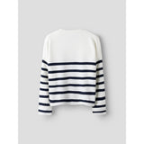 Name It Dark Sapphire Nkfline Ls Stickad Ps Noos