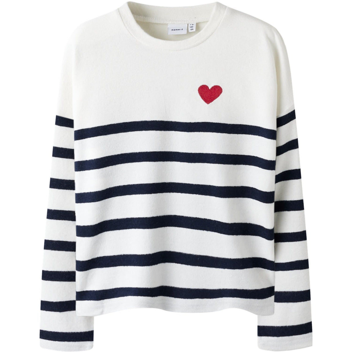 Name It Dark Sapphire Nkfline Ls Stickad Ps Noos