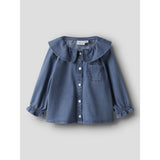 Name It Medium Blue Denim Nmfsophy Ls Dnm Skjorta 2533-Yb T