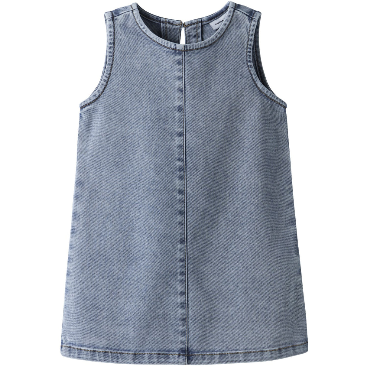Name It Medium Blue Denim Nmfamelia Sl Dnm Klänning 2188-Gy T