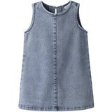Name It Medium Blue Denim Nmfamelia Sl Dnm Klänning 2188-Gy T