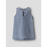 Name It Medium Blue Denim Nmfamelia Sl Dnm Klänning 2188-Gy T