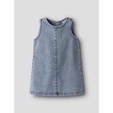 Name It Medium Blue Denim Nmfamelia Sl Dnm Klänning 2188-Gy T