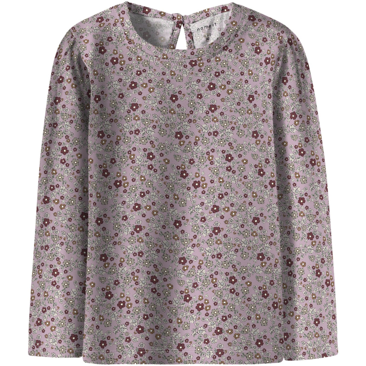 Name It Dawn Pink Nmftuline Ls Slim Topp