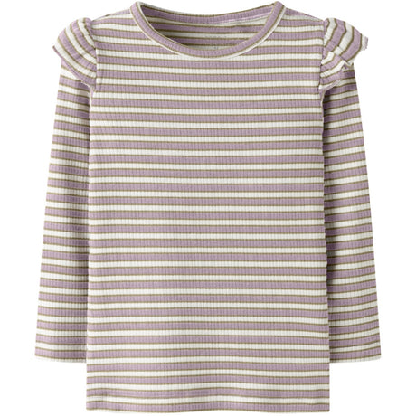 Name It Dawn Pink Cloud Dancer Nmftaias Ls Slim Topp