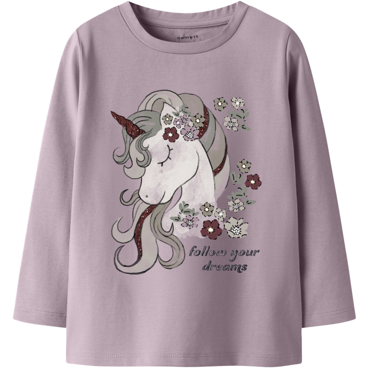 Name It Dawn Pink Nmftulinea Ls Topp