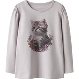 Name It Lilac Marble Nmfboloras Ls Topp