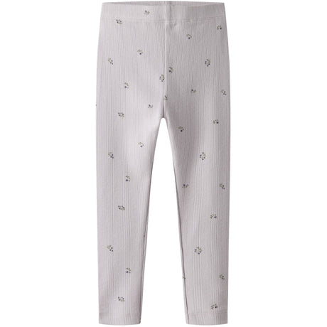 Name It Lilac Marble Nmfberries Slim Leggings