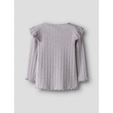 Name It Lilac Marble Melange Nmfblitta Ls Xsl Topp