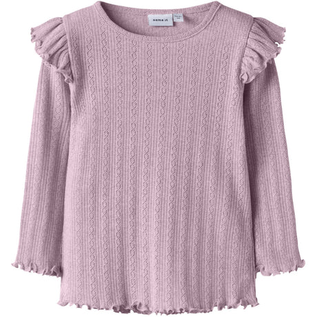 Name It Dawn Pink Melange Nmfblitta Ls Xsl Topp