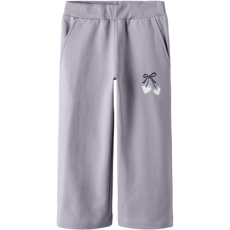 Name It Lavender Gray Nmfbasalt Sweat Wide Byxor Bru