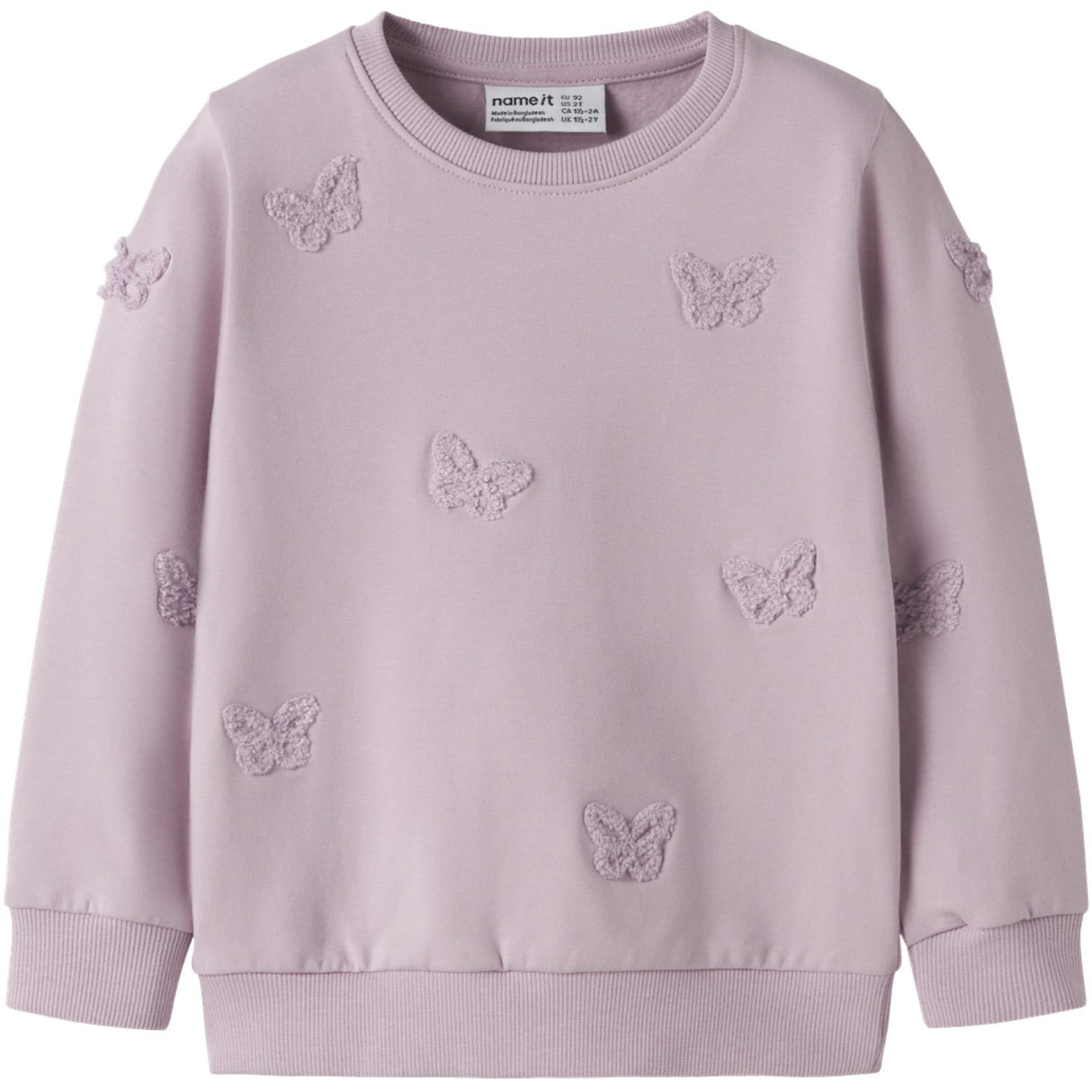 Name It Dawn Pink Nmfbetina Ls Sweat Bru