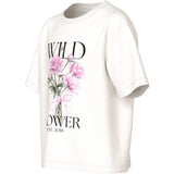 Name It Cloud Dancer Wild Flower Nkfvotea Ss Nreg Topp