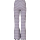 Name It Lavender Gray Lilac Marble Stripe Nkfvemma Flare Byxor
