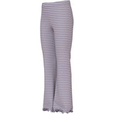 Name It Lavender Gray Lilac Marble Stripe Nkfvemma Flare Byxor