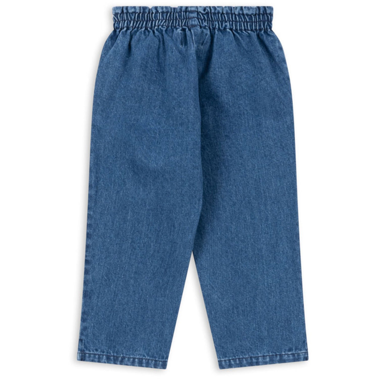 Konges Sløjd Denim Blue Magot Frill Pants GOTS
