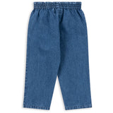 Konges Sløjd Denim Blue Magot Frill Pants GOTS
