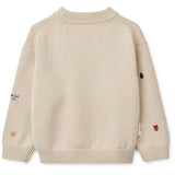 LIEWOOD Holiday / Sandy Orlane Embroidery Stickad Jumper
