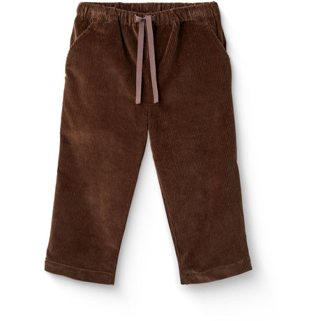 COPENHAGEN COLORS Dk Brown Corduroy Pant W. Adj. Waist