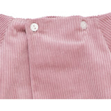 COPENHAGEN COLORS Rose Comb Corduroy Baby Sett W. Emb.