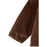 COPENHAGEN COLORS Dk.Brown Comb. Corduroy Baby Sett W. Krage