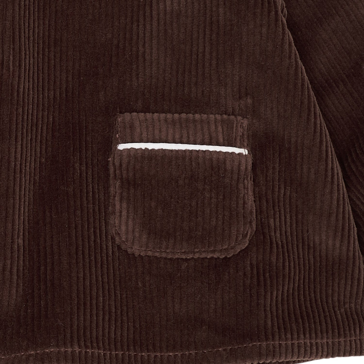 COPENHAGEN COLORS Dk.Brown Comb. Corduroy Baby Sett W. Krage