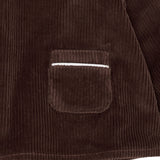 COPENHAGEN COLORS Dk.Brown Comb. Corduroy Baby Sett W. Krage