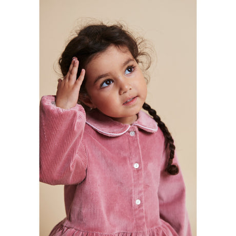 COPENHAGEN COLORS Rose Comb Corduroy Blus W. Emb.