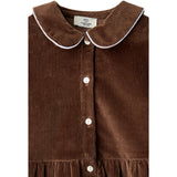 COPENHAGEN COLORS Dk Brown Comb Corduroy Blus W. Emb.