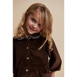 COPENHAGEN COLORS Dk Brown Comb Corduroy Blus W. Emb.