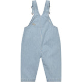 COPENHAGEN COLORS Denim Blue Stripe Y/D Twill Baby Overalls