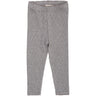 COPENHAGEN COLORS Grey Mel Pointelle Heart Leggings
