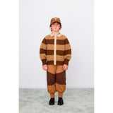 TinyCottons Dark Brown / Light Brown Stripes Cardigan