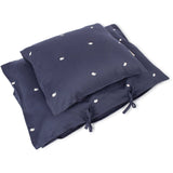 FILIBABBA Midnight Säng Linne Gots - Embroidered Christian The Whale