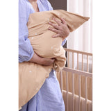 FILIBABBA Warm Grey Säng Linne Gots - Embroidered Christian The Whale