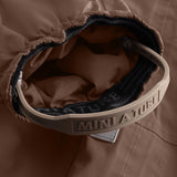 Mini A ture Chestnut Brown Matwisti Fleece Lined Snowsuit. GRS