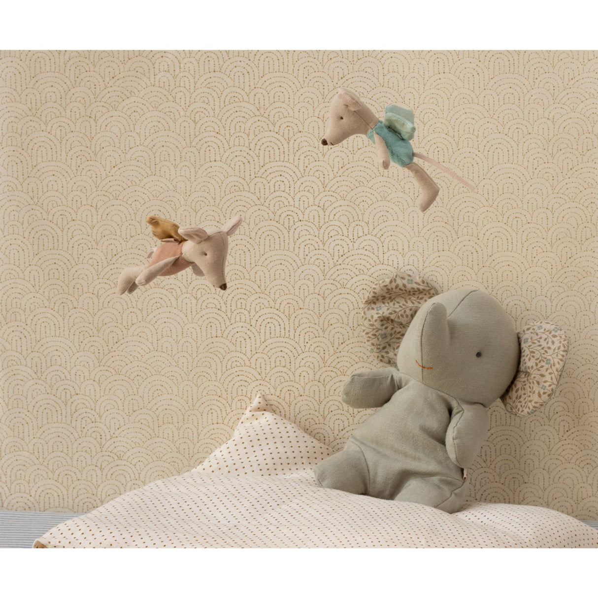 Maileg Fe Mus, Little - Rosa